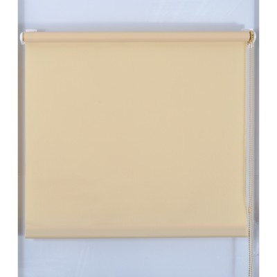 Рулонная штора «Простая MJ» 40х160 см, цвет песочный