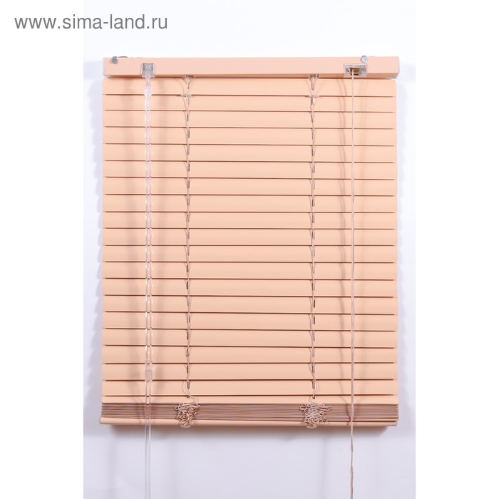 Алюминиевые жалюзи, размер 50×160 см, цвет абрикос - Фото 1