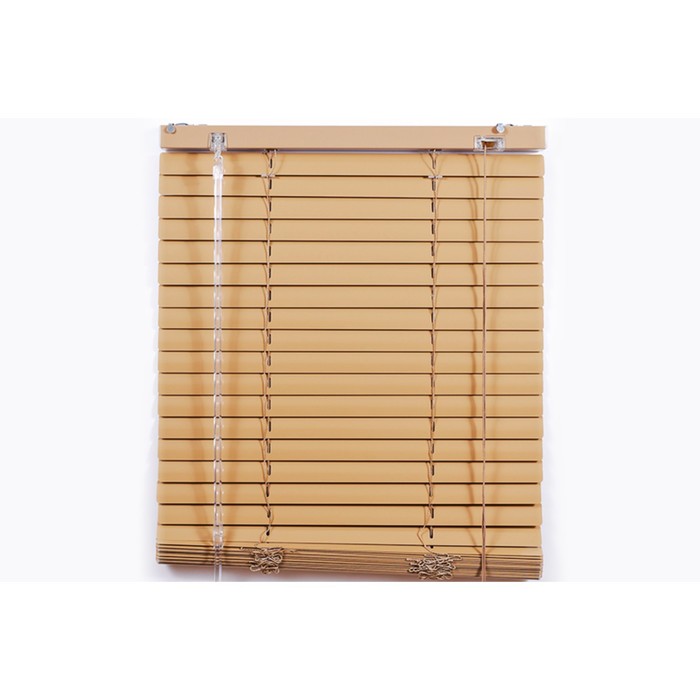 Алюминиевые жалюзи, размер 60×160 см, цвет бежевый - Фото 1