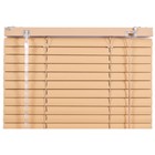Алюминиевые жалюзи, размер 60×160 см, цвет бежевый - Фото 2