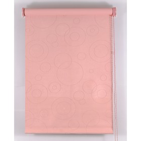 Рулонная штора Blackout, размер 200×160 см, имитация замши, цвет розовый