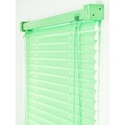 Жалюзи пластиковые, размер 80×160 см, цвет зелёный - Фото 3