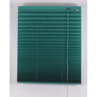 Штора-плиссе, размер 200х160 см, цвет зелёный