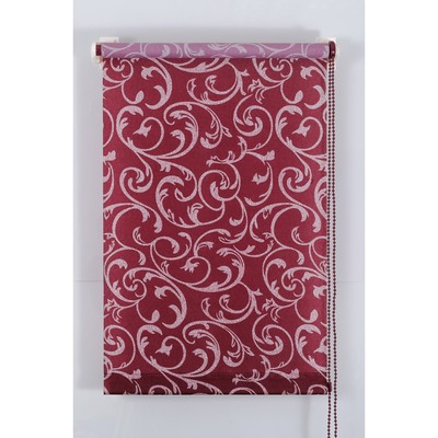 Рулонная штора «Англетер» 90х160 см, цвет бордо