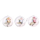 Игрушка световая "Шарик Дед Мороз с елкой", 8 см, батарейки в комплекте, МИКС - Фото 4