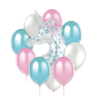 Фонтан из шаров "Единорог", конфетти, лента, 13 предметов в наборе - Фото 1