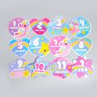 Воздушные шары «Единорожек», фотоальбом, гирлянда, наклейки, 24 предмета в наборе - фото 40379168