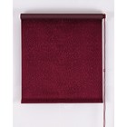 Рулонная штора Blackout, размер 140х160 см, имитация жаккарда «подсолнух», цвет красное вино  (артикул 4226593)  большой выбор товаров оптом и в розницу по низким ценам с доставкой