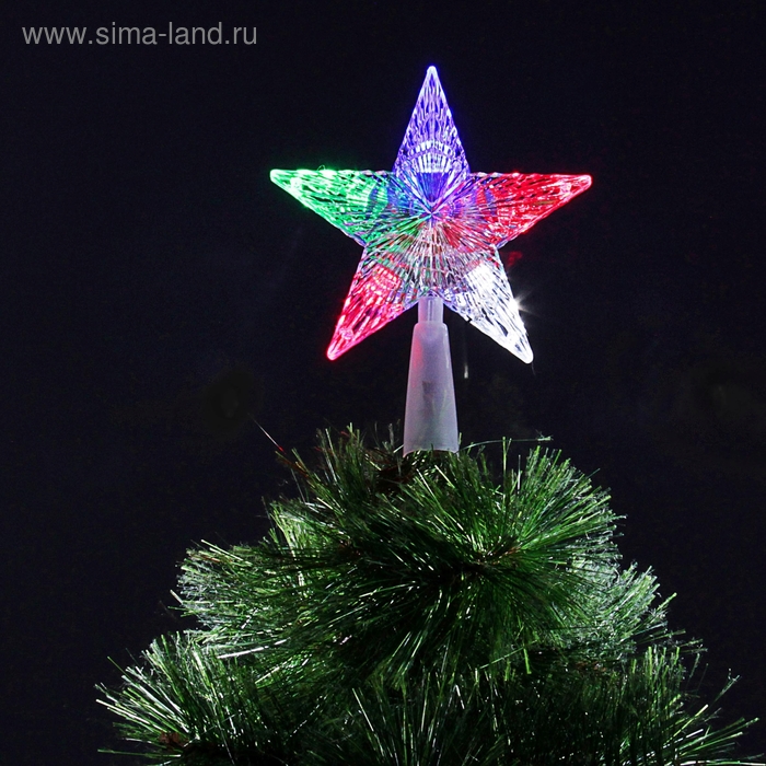 Игрушка световая-наконечник "Звезда", 18 см, батарейки в комплекте - Фото 1