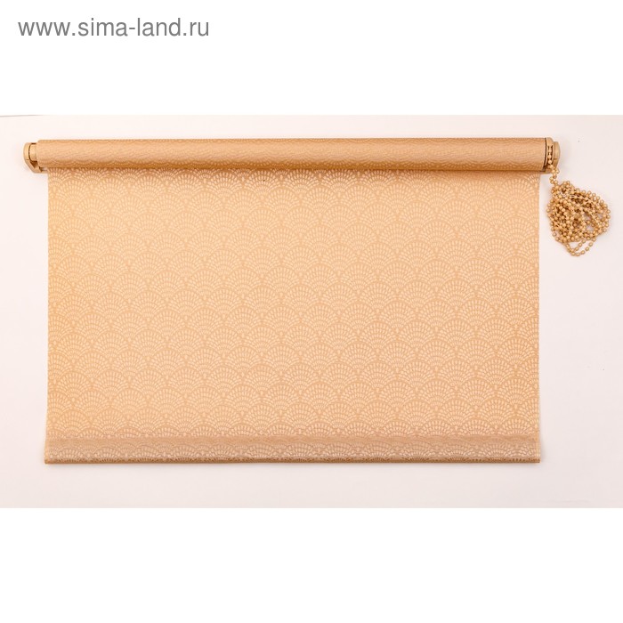 Рулонная штора «Дольче Вита», размер 70×160 см, цвет крем-брюле - Фото 1