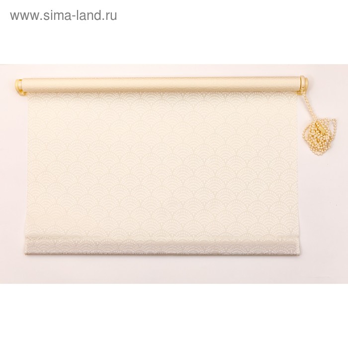 Рулонная штора «Дольче Вита», размер 100×160 см, цвет шампань - Фото 1