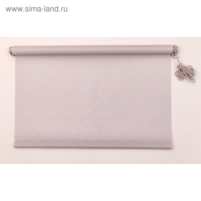 Рулонная штора «Дольче Вита», размер 140х160 см, цвет серый лед - Фото 1