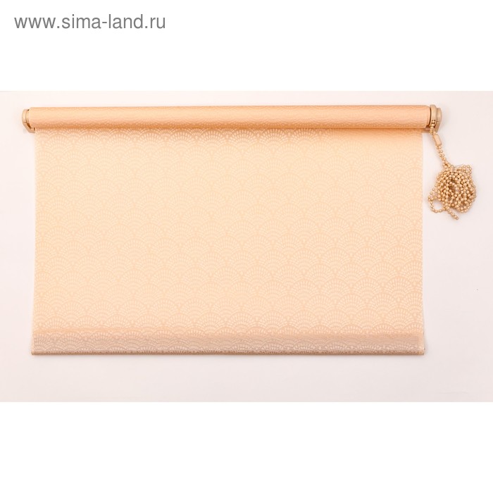Рулонная штора «Дольче Вита», размер 100×160 см, цвет персиковый мусс - Фото 1