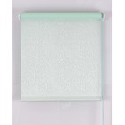 Рулонная штора Blackout «Подсолнух», 40×160 см, имитация жаккарда, светло-зелёная  (артикул 4229142)  большой выбор товаров оптом и в розницу по низким ценам с доставкой