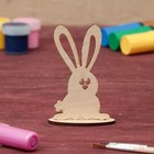 Заготовка для творчества «Кролик-глазастик», на подставке, для росписи (комплект 3 шт) - фото 23603912