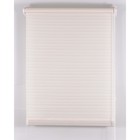 Рулонная штора «Зебрано», размер 40х160 см, цвет белый - Фото 1