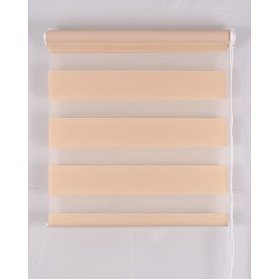 Рулонная штора, «День и Ночь», размер 70×160 см, цвет персик