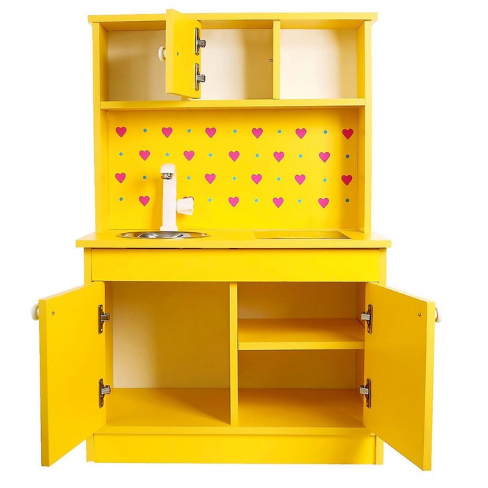 Игровая мебель «Детская кухня «Клубничка», цвет жёлтый - фото 1925968165