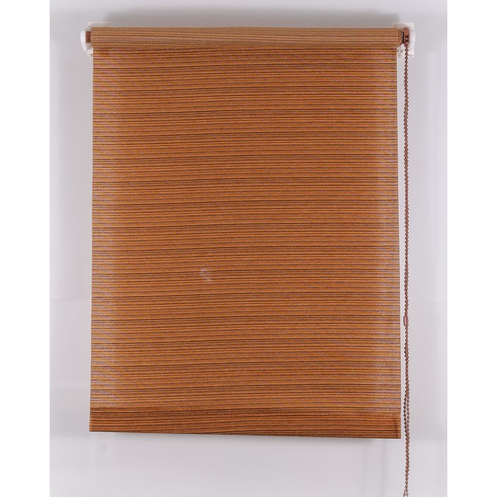 Рулонная штора «Зебрано», 65×160 см, цвет шоколад