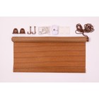 Рулонная штора «Зебрано», размер 65×160 см, цвет шоколад 4229677