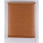 Рулонная штора «Зебрано», размер 80×160 см, цвет шоколад 4230004