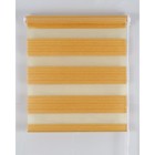 Рулонная штора «Зебра», размер 40х160 см, цвет жёлтый  (артикул 4229207)  большой выбор товаров оптом и в розницу по низким ценам с доставкой
