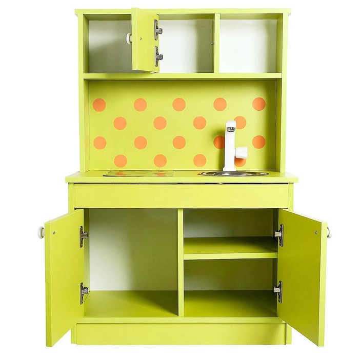 Игровая мебель «Детская кухня «Тигрёнок», цвет зелёный - фото 1886372715