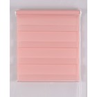 Рулонная штора «День и Ночь», размер 75×160 см, цвет розовый - Фото 2