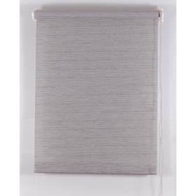 Рулонная штора «Зебрано», размер 160х160 см, цвет серый