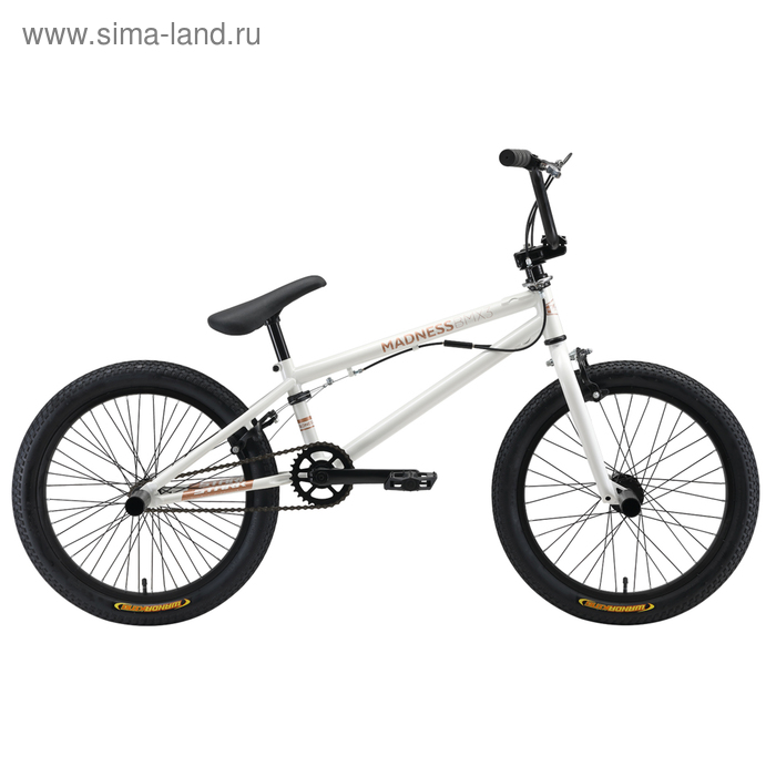 Велосипед 20" Stark Madness BMX 3, 2019, цвет белый/золотистый - Фото 1