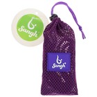 Эспандер-лента Sangh, эластичная, с захватами, 90×4 см, цвет фиолетовый - Фото 5