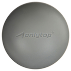 Мяч массажный ONLYTOP, силиконовый, d=6 см, 150 г, цвет серый - фото 8791043