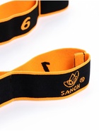 Эспандер-лента Sangh, эластичная, с захватами, 90×4 см, оранжевый - Фото 6