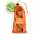 Эспандер-лента Sangh, эластичная, с захватами, 90×4 см, цвет оранжевый - Фото 7