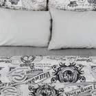 Постельное бельё Евро Ночь Нежна Свидание, 200х220см, 200х220см, 70х70см 2шт, Бязь 120г/р хл100% - Фото 2