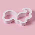 Формы для печенья Доляна «Хищные динозавры», набор 8 шт., пластик, белые - Фото 3