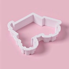 Формы для печенья Доляна «Грузовой транспорт», набор 8 предметов, пластик, белые - Фото 3