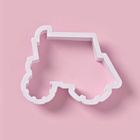 Формы для печенья Доляна «Грузовой транспорт», набор 8 предметов, пластик, белые - Фото 5