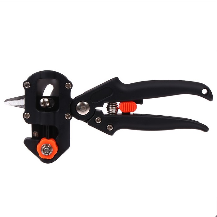 Секатор прививочный, 10.6 (27 см), с пластиковыми ручками, Greengo