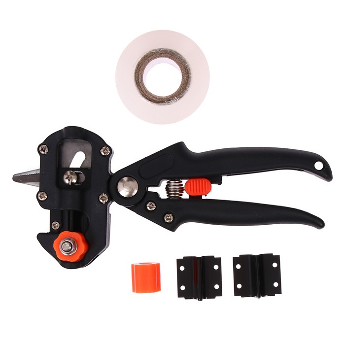 Секатор прививочный, 10.6" (27 см), с пластиковыми ручками, Greengo - Фото 1