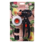 Секатор прививочный, 10.6" (27 см), с пластиковыми ручками, Greengo - Фото 5