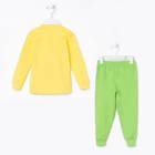 Пижама для мальчика, цвет желтый/зеленый, рост 92 см - Фото 2