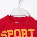Спортивный костюм для девочки, цвет красный, рост 104 см - Фото 3