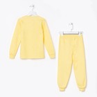 Пижама для девочки, цвет желтый, рост 116 см - Фото 2
