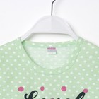 Сорочка для девочки, цвет мятный, рост 116 см - Фото 2