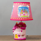 Лампа настольная "Королевство" розовый E14 40Вт 220В 32х20х20 см - Фото 4