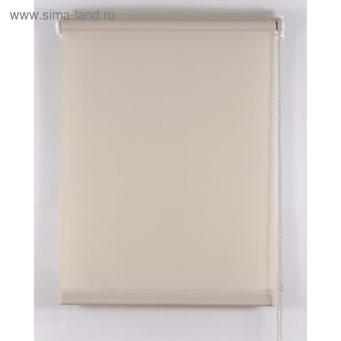 Рулонная штора «Комфортиссимо», размер 220х160 см, цвет серый - Фото 1