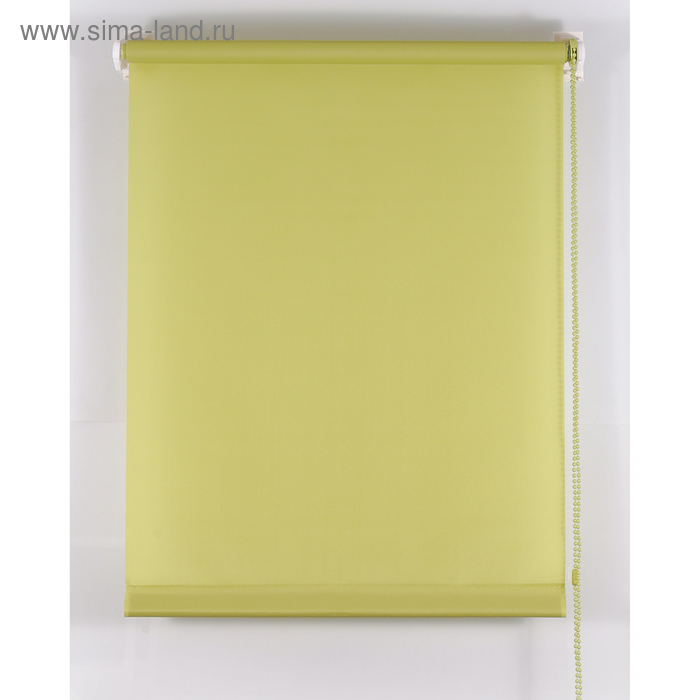 Рулонная штора «Комфортиссимо», размер 100х160 см, цвет оливковый - Фото 1