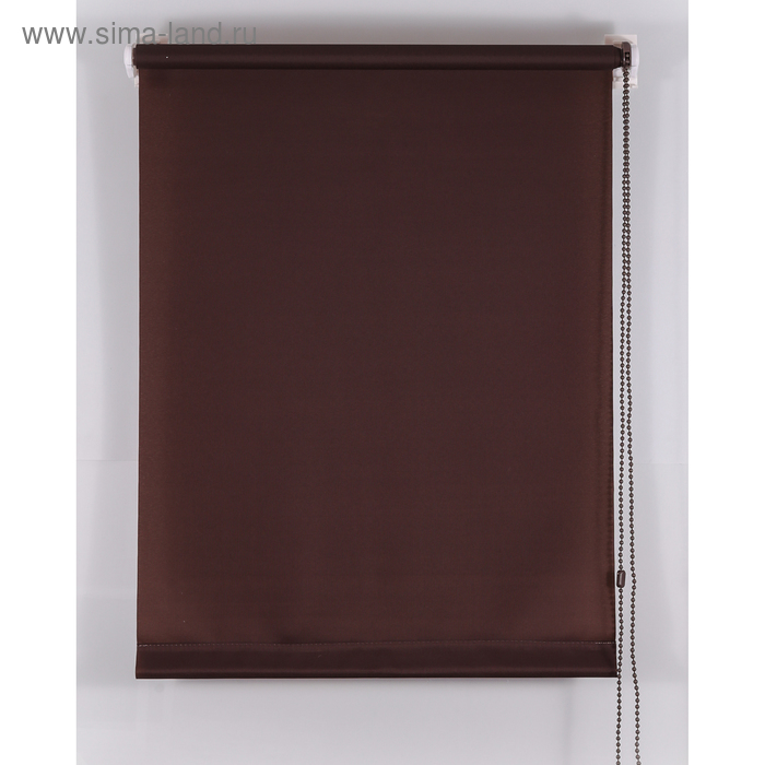 Рулонная штора «Комфортиссимо», размер 45х160 см, цвет шоколадный - Фото 1