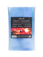 Набор обложек ПЭ 5 штук, 290×500 мм, 200 мкм, для атласов и контурных карт, универсальная, с закладкой, МИКС - Фото 1